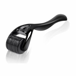 Derma Roller 0.5 mm - Stimule la Repousse des Cheveux et Barbe, Réduit la Perte de Cheveux