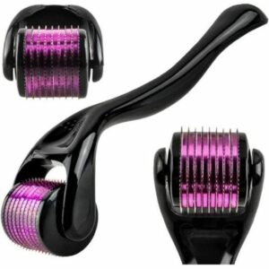 Derma Roller 0.5 mm - 540 aiguilles pour stimuler la repousse des cheveux et lutter contre le vieillissement