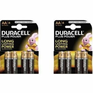 Pack de 8 Piles AA Duracell Plus Power LR06 - Énergie Fiable pour Tous vos Appareils