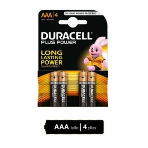 DURACELL Piles AAA B4 Plus Power - Performance Longue Durée pour Tous Vos Appareils