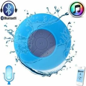 Enceinte Bluetooth Waterproof LIAM ACCESS - Bleu Ciel - Mains Libres pour une Musique Sans Limites