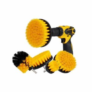 Kit de Brosses de Nettoyage 4 Pièces pour Perceuse - Idéal pour Voiture, Tapis, Cuisine et Salle de Bain