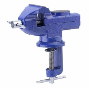 Étau d'établi en acier 60mm avec enclume et plateau pivotant à 360° - Outils de bricolage professionnels