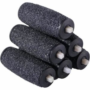 Lot de 6 Rouleaux Extra Rugueux pour Râpe Électrique Scholl Velvet Smooth Express Pedi - Soin des Pieds Parfait
