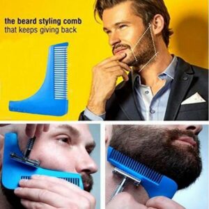 Peigne à Barbe et Cheveux pour un Moulage Parfait : Outils de Coiffure pour Gentleman