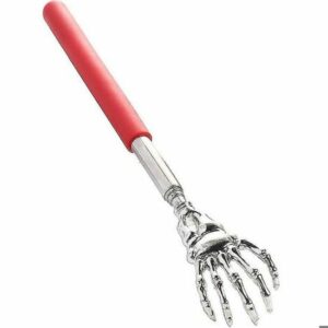 Gratte-dos télescopique portable en forme de squelette - Masseur extensible pour un soulagement instantané