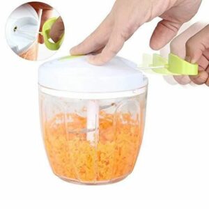 Hachoir et Batteur Manuel Vert - Accessoire de Cuisine Pratique pour Préparer vos Recettes Facilement