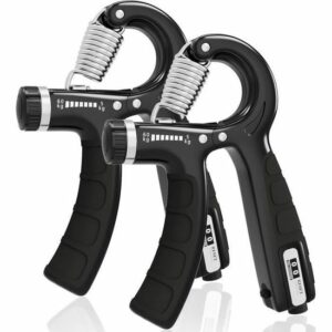 AUDBURN Hand Grip Strengthener - Renforceur d'Avant-Bras Réglable 5-60kg - Noir pour Force et Endurance