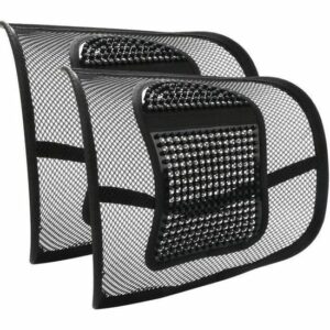 Support Lombaire Universel HAOPYOU - 20 pièces en Maille - Confort Optimal - Blanc