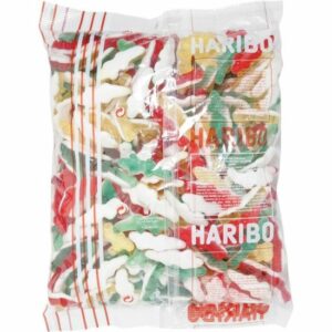 Haribo Crocodiles – Sachet de 2 Kilos de délicieuses friandises gélifiées