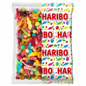 Sachet Vrac 2kg de Bonbons HARIBO World Mix - Un Festival de Saveurs à Partager !