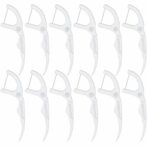 Hemoton - Lot de 100 Cure-Dents Portatifs Pratiques pour un Sourire Éclatant