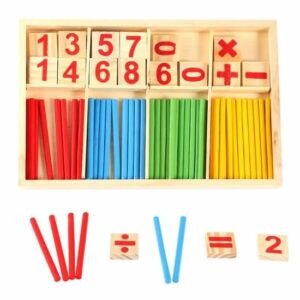 Jeu éducatif en bâton pour apprendre les chiffres - Jouets mathématiques pour enfants