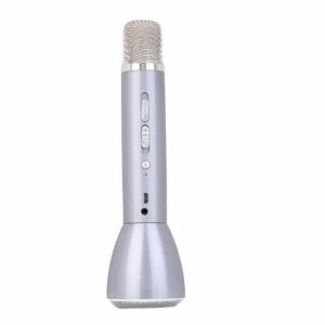 Microphone Karaoke Bluetooth K098 - Micro Portable sans Fil avec Haut-Parleur et Batterie Intégrée KTV