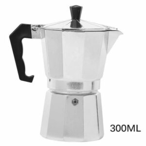 Cafetière Italienne Express KI en Aluminium - Préparez 6 Tasses de Café Authentique