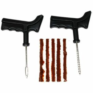 Kit de Réparation de Pneus Complet avec 5 Mèches - Solution Pratique pour Réparer Vos Pneus Rapidement!
