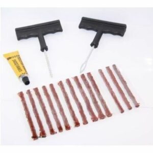 Kit de Réparation de Pneu avec 13 Meches Neuves - Réparez Vos Crevaisons Facilement !