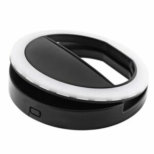 Lampe à Selfie Portable avec Flash LED Ring pour Smartphone - Éclairez vos Photos et Vidéos!