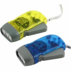 Lampe de Poche Rechargeable Dynamo 3 LED - Puissante et Pratique pour Utilisation Extérieure