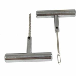 Kit Réparation Pneus Tubeless : Lime & Porte-Mèche pour une Réparation Facile et Efficace