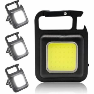 LIWI Mini Lampe Torche LED 800 Lumens Portable avec Charge USB et Aimant - Ouvre-Bouteille Inclus