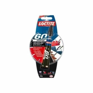 Colle Instantanée Loctite 60 sec - Adhésif Ultra-Résistant 20 g pour Tous Vos Projets