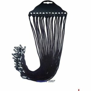 Cordon de lunettes noir COBYE - Lot de 12, 63 cm - Pratique et élégant pour un maintien parfait
