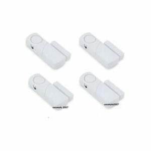 Pack de 4 Alarmes pour Portes et Fenêtres - Sécurité Neuve pour Votre Maison