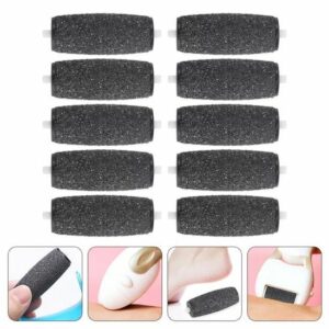10 Rouleaux de Pédicure Scholl Velvet Smooth - Râpe Pieds Efficace pour des Pieds Doux et Sains