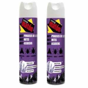 Pack de 2 Sprays Insecticide 300ml - Élimine Punaise de Lit, Mites et Acariens Efficacement