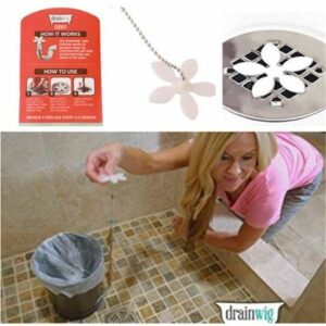 Lot de 2 Outils Drainwig : Nettoyeurs de Cheveux pour Évier et Salle de Bain - Éliminez les Obstructions Facilement