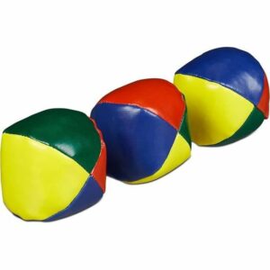 Set de 3 balles de jonglage multicolores - Idéal pour débutants - WDK
