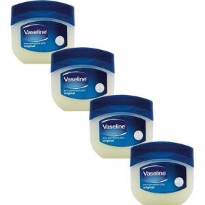Vaseline Original - Lot de 4 pots de 100g - Baume hydratant pour tous types de peau