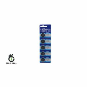 Lot de 5 Piles CR2016 Lithium 3V pour Appareils Électroniques - Batteries Bouton Durables