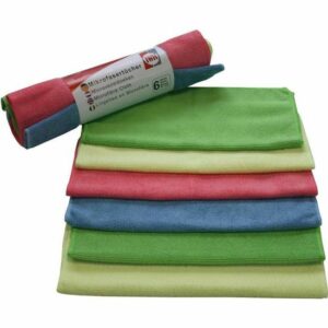 Lot de 6 Chiffons Microfibre IWH 932 - 300 mm x 300 mm pour un Nettoyage Efficace et Précis