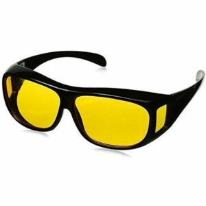 Lunettes de Vision Nocturne HD Anti-Reflet - Mixte Noir pour Adultes - Idéales pour la Conduite Nocturne