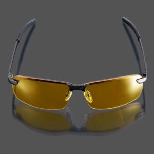 Lunettes de Vision Nocturne Jaunes - Anti Éblouissement pour Conduite Jour et Nuit - Modèle HB052