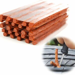 25 mèches de réparation 10CM pour pneus de voiture et moto - Kit pratique et efficace