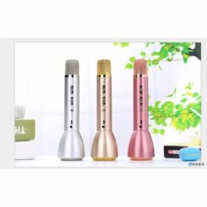 Micro sans fil Bluetooth avec haut-parleur argenté - Idéal pour vos performances et présentations