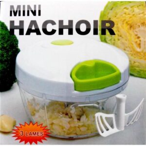 Mini Hachoir Manuel Pratique - Idéal pour Émincer, Hacher et Préparer Vos Ingrédients Facilement !