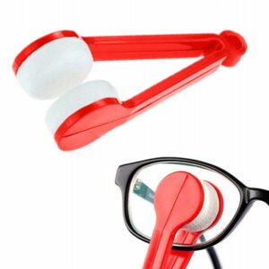 Pack de 3 Nettoyeurs de Lunettes Porte-Clés - Microfibre Haute Densité, Compact et Ergonomique