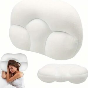 Oreiller cervical ergonomique en microbilles de coton | Confort unisexe - VHV Wake