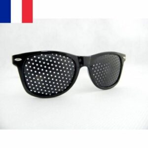 Lunettes Ayurvédiques Noires - Améliorez Votre Vue Naturellement - Taille Unique