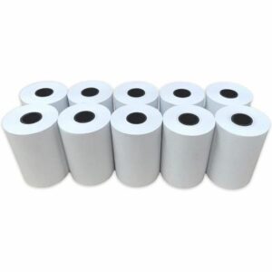 Lot de 10 Rouleaux de Papier Thermique 57x40 mm pour TPE et CB - Idéal pour vos Transactions