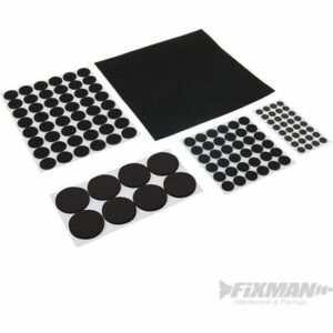 Pack de 125 Patins Autocollants en Feutre - Idéal pour Protéger vos Meubles et Sols