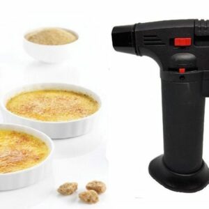 Chalumeau de Cuisine Noir – Idéal pour Crème Brûlée, Volailles, Gibiers et Pâtisserie