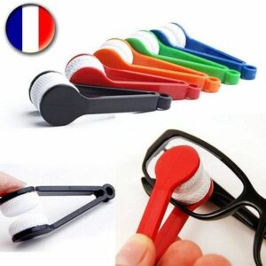 Pince Nettoyante en Microfibre pour Lunettes - Nettoyez Vos Verres en Un Clin d'Œil !