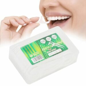 Fil dentaire jetable POU® 50pcs - Cure-dents pratique pour une hygiène bucco-dentaire impeccable