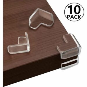 Lot de 10 Protection Coins de Table Transparent - Sécurité Bébé et Protection Pour Meubles