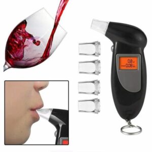 Alcootest Portable QYHSS - Éthylotest Électronique Précis avec Affichage Numérique pour Tests d'Alcool